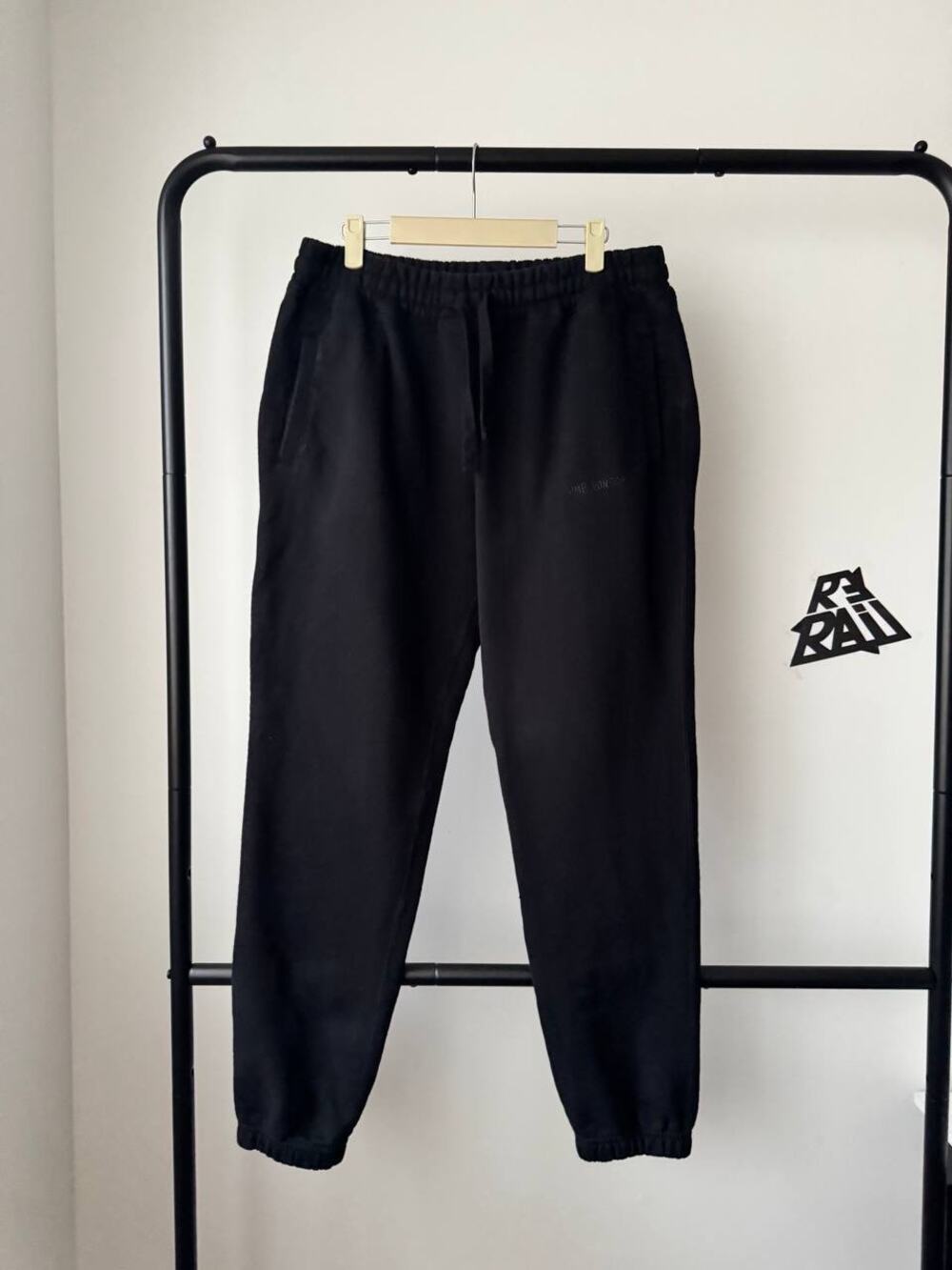 Aime Leon Dore Black Heavyweight Sweatpants